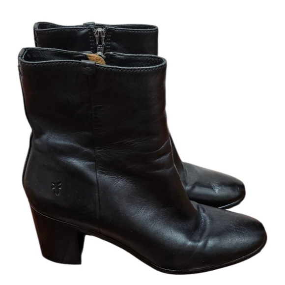 FRYE Women's Julia Bootie Boot Cognac Soft Nappa Lamb Size 10 $ 348 - Picture 3 of 15